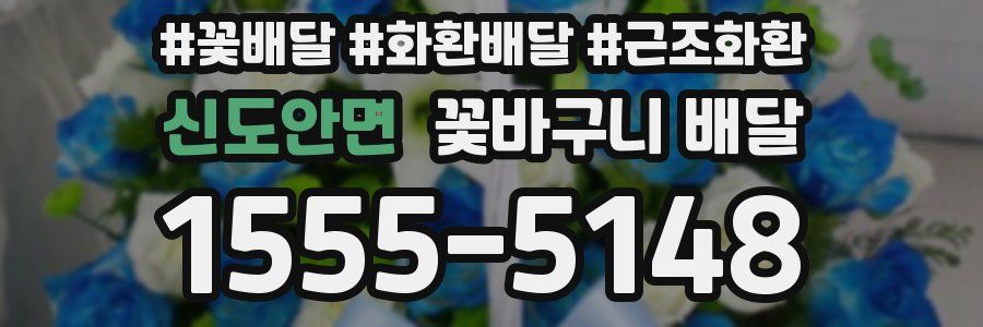 신도안면 꽃바구니 배달