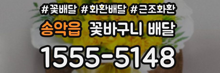 송악읍 꽃바구니 배달