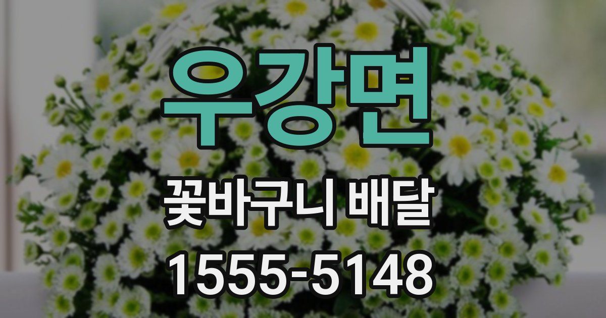우강면 꽃바구니 배달