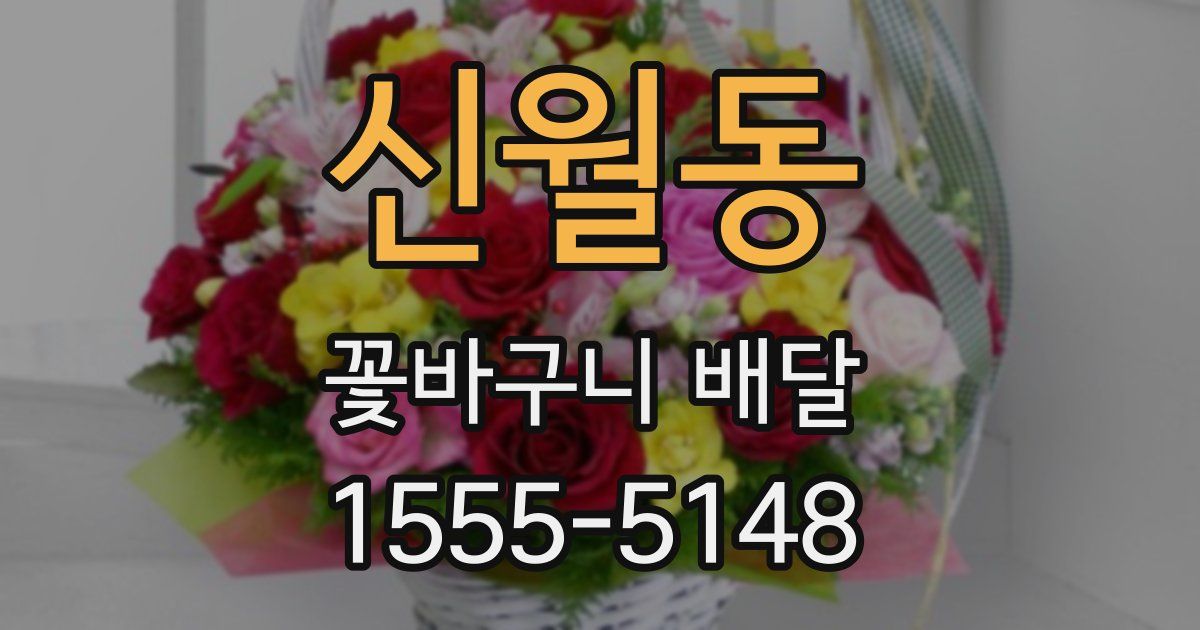 신월동 꽃바구니 배달