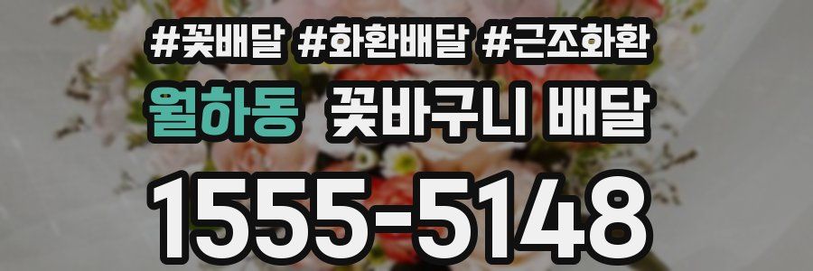 월하동 꽃바구니 배달