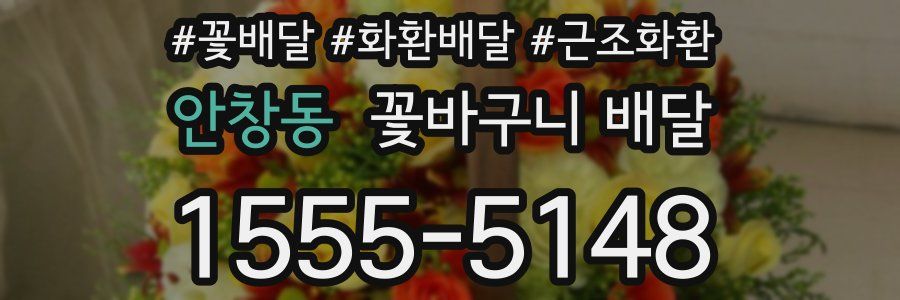 안창동 꽃바구니 배달