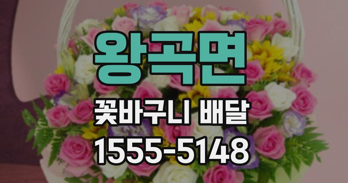 왕곡면 꽃바구니 배달
