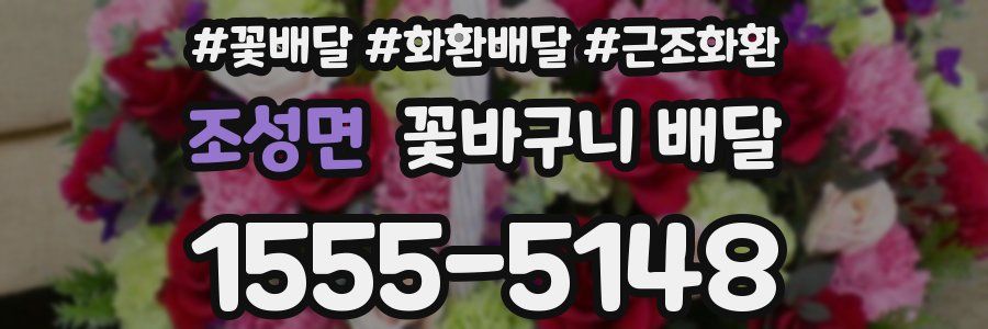 조성면 꽃바구니 배달