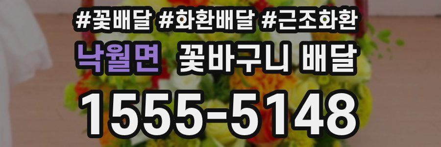 낙월면 꽃바구니 배달