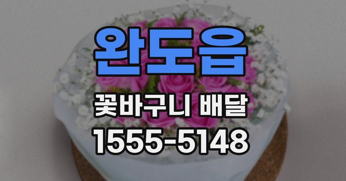 완도읍 꽃바구니 배달