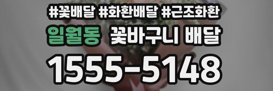 일월동 꽃바구니 배달