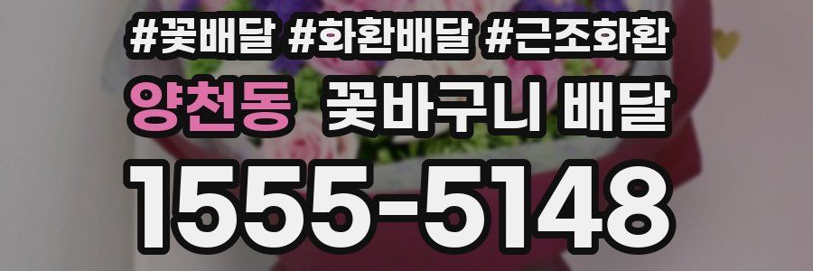 양천동 꽃바구니 배달