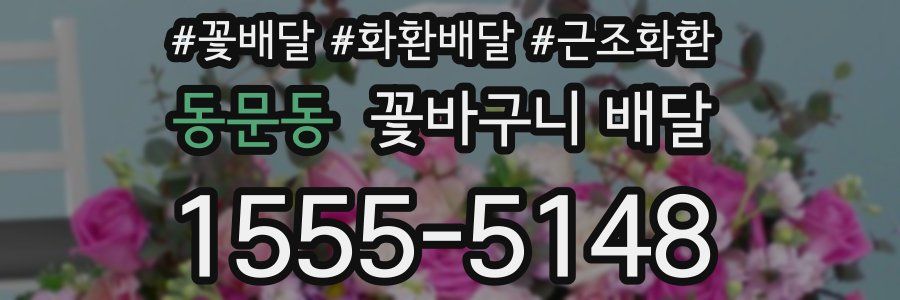 동문동 꽃바구니 배달