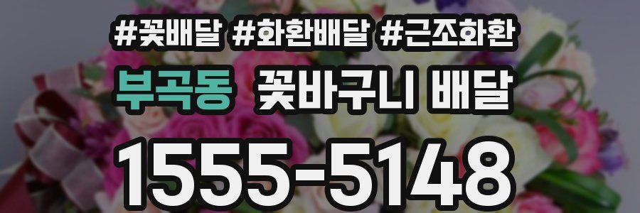 부곡동 꽃바구니 배달