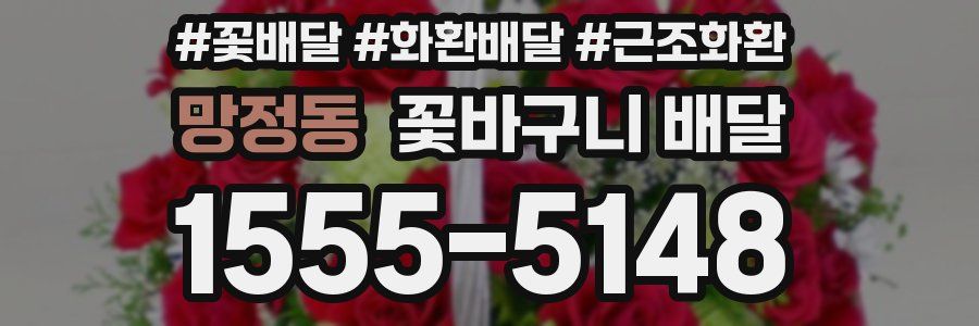 망정동 꽃바구니 배달