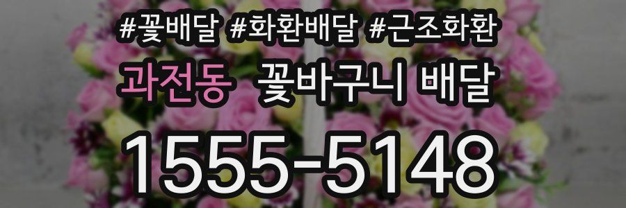 과전동 꽃바구니 배달
