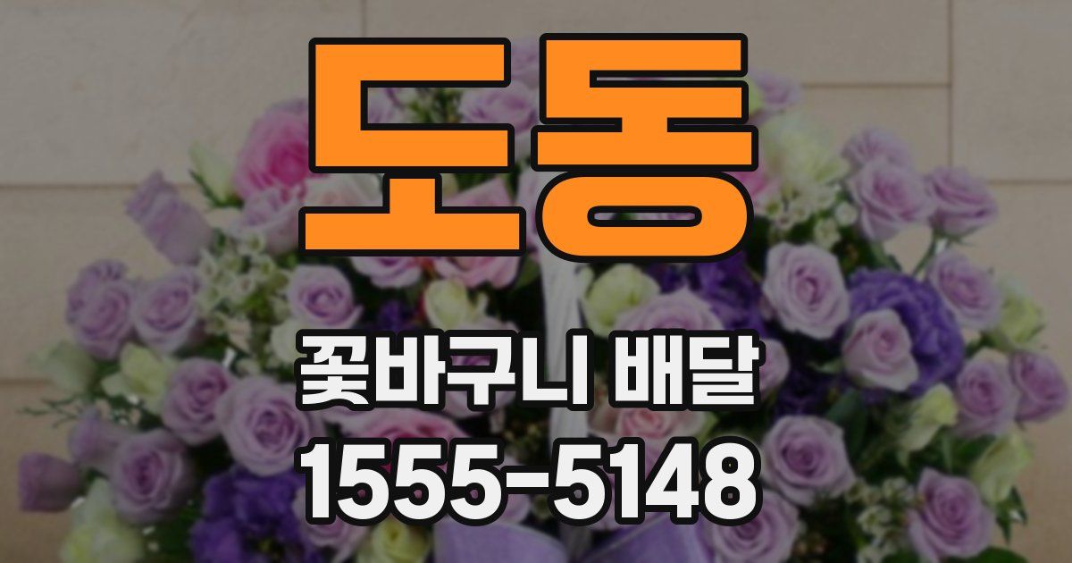 도동 꽃바구니 배달