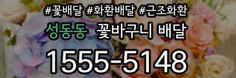 성동동 꽃바구니 배달