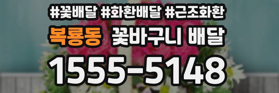 복룡동 꽃바구니 배달