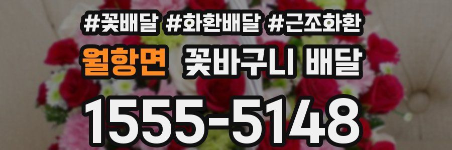월항면 꽃바구니 배달