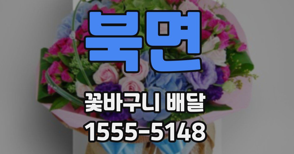 북면 꽃바구니 배달
