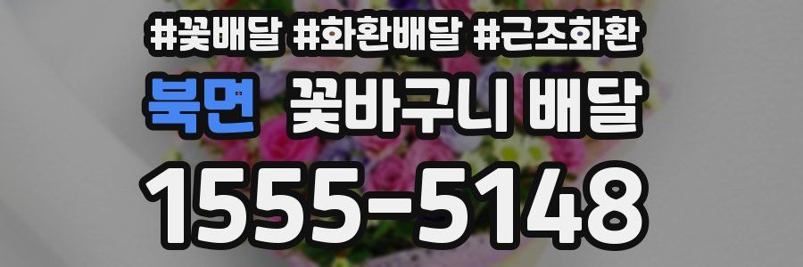북면 꽃바구니 배달