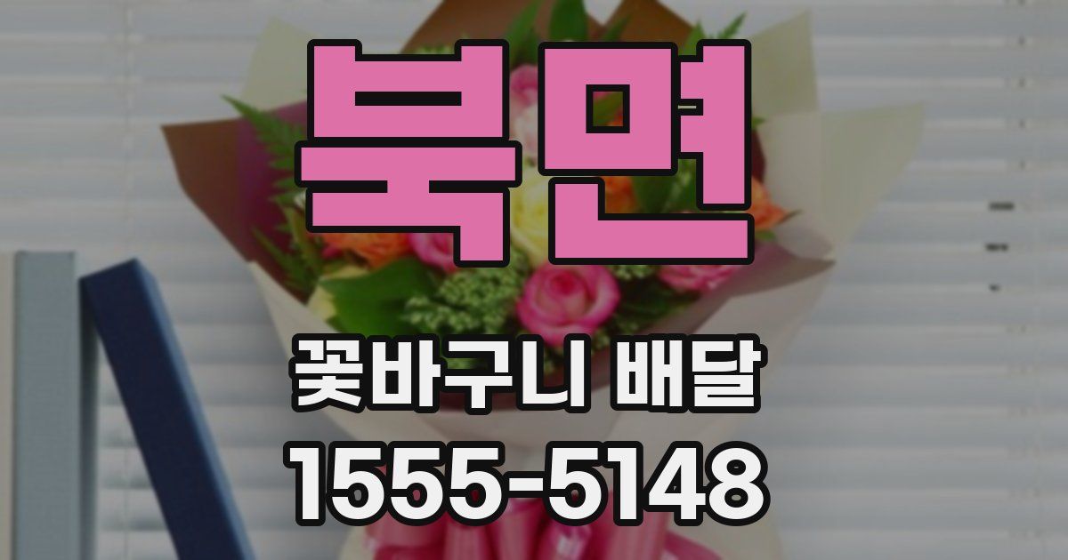 북면 꽃바구니 배달
