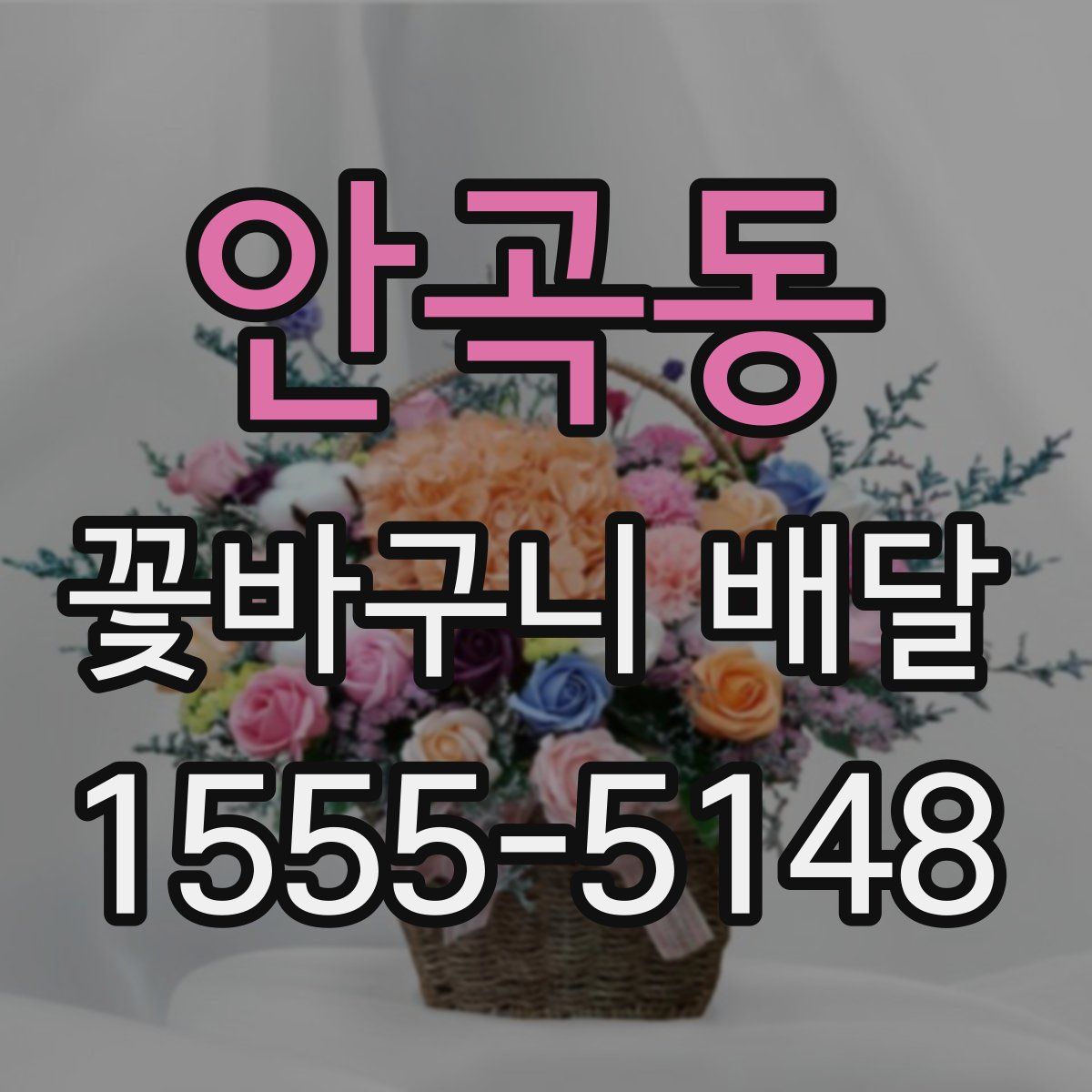 안곡동 꽃바구니 배달