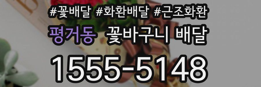 평거동 꽃바구니 배달