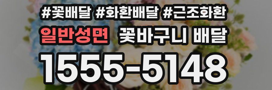 일반성면 꽃바구니 배달