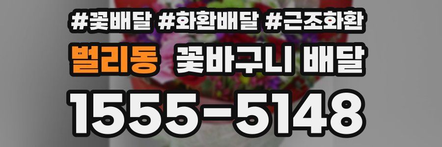 벌리동 꽃바구니 배달