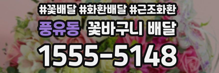 풍유동 꽃바구니 배달