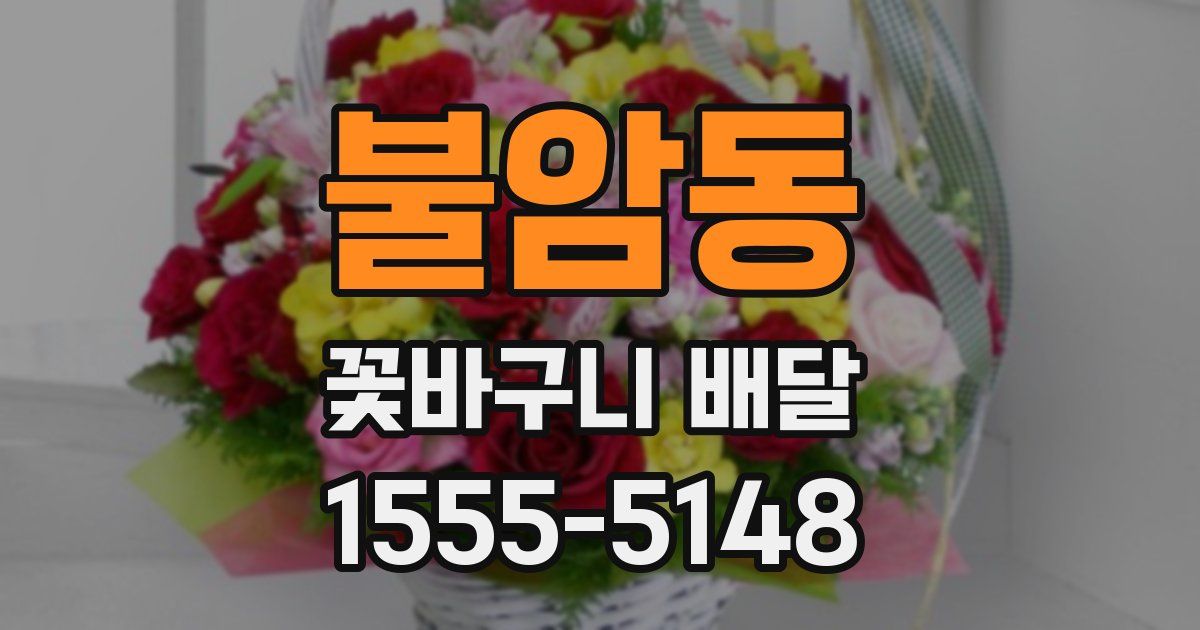 불암동 꽃바구니 배달