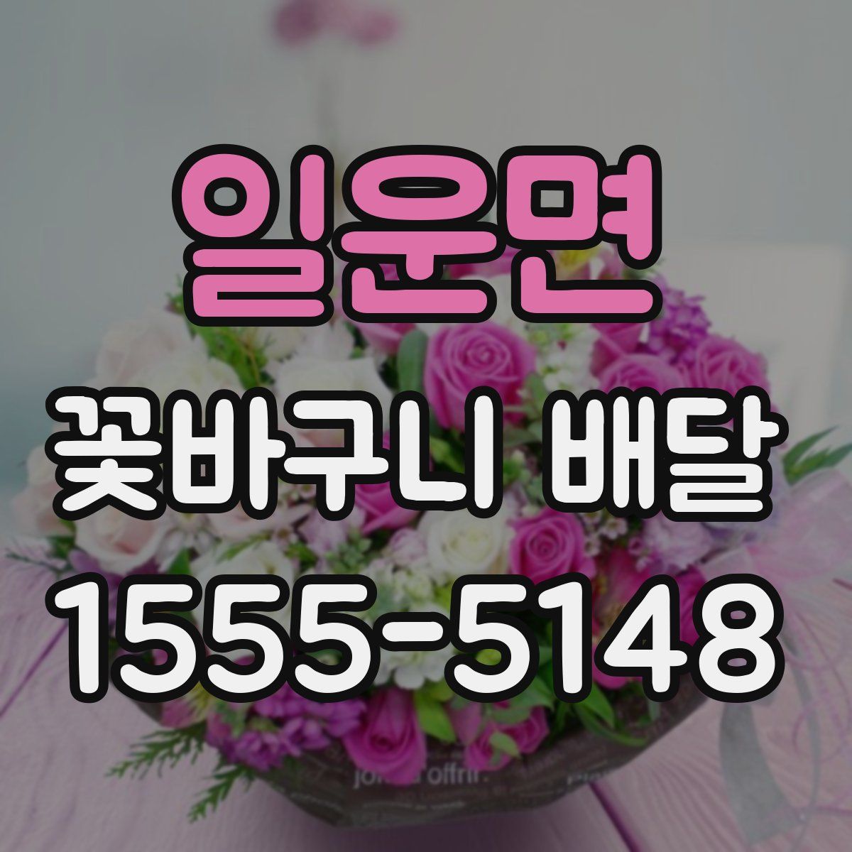 일운면 꽃바구니 배달