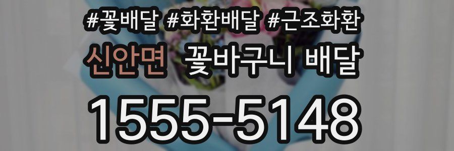 신안면 꽃바구니 배달