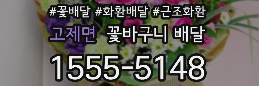 고제면 꽃바구니 배달