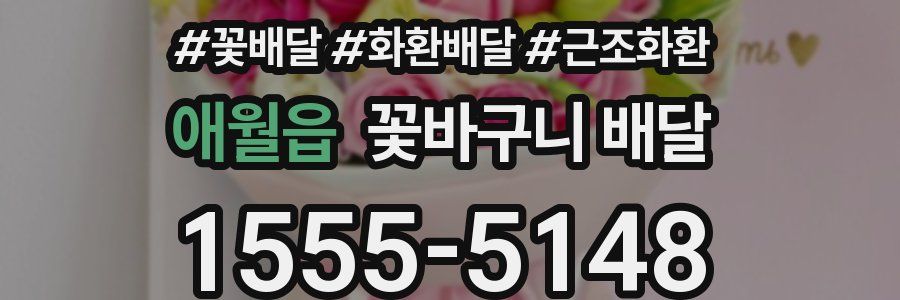애월읍 꽃바구니 배달