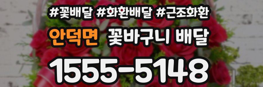 안덕면 꽃바구니 배달