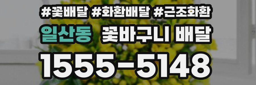 일산동 꽃바구니 배달