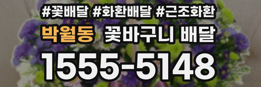 박월동 꽃바구니 배달