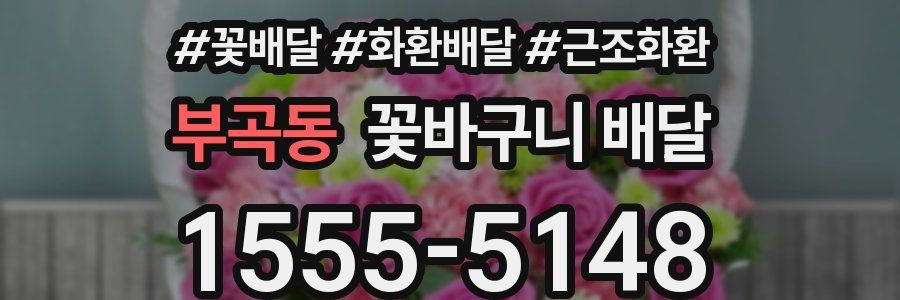 부곡동 꽃바구니 배달