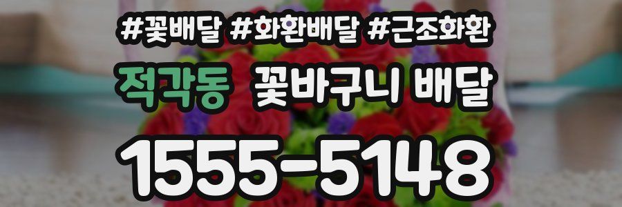 적각동 꽃바구니 배달