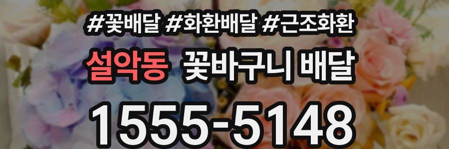 설악동 꽃바구니 배달