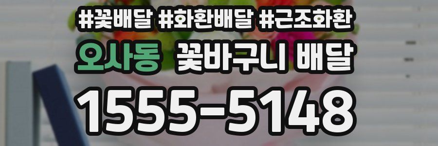오사동 꽃바구니 배달