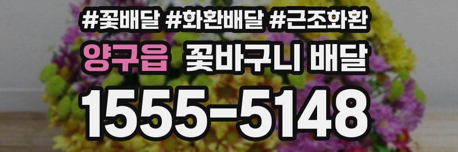 양구읍 꽃바구니 배달