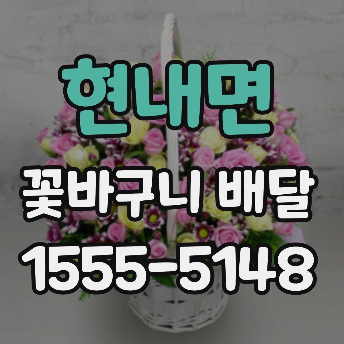 현내면 꽃바구니 배달 보자마자 기분 좋아지는 색감