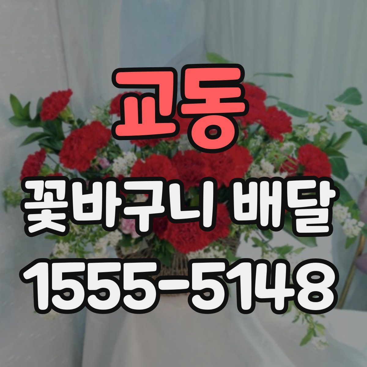 교동 꽃바구니 배달