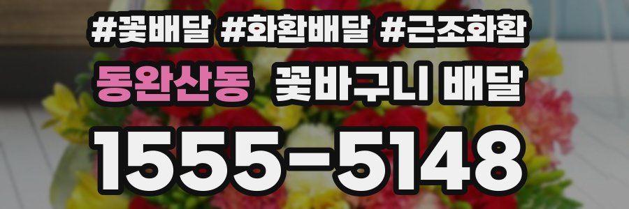 동완산동 꽃바구니 배달