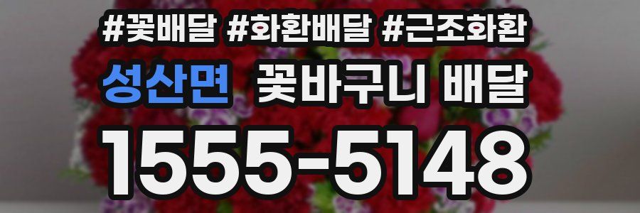 성산면 꽃바구니 배달