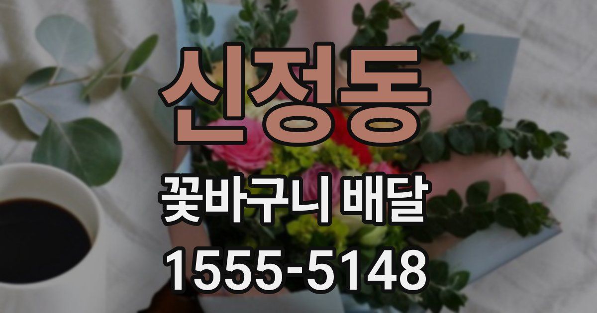 신정동 꽃바구니 배달