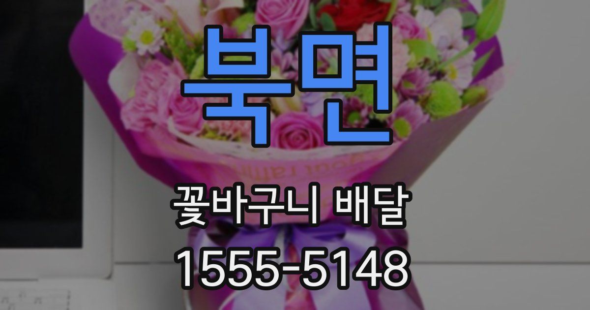 북면 꽃바구니 배달