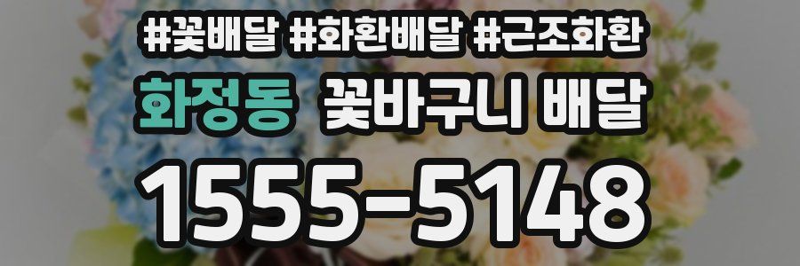 화정동 꽃바구니 배달