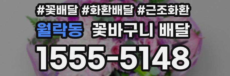 월락동 꽃바구니 배달