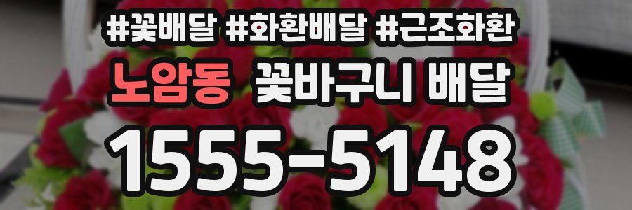 노암동 꽃바구니 배달
